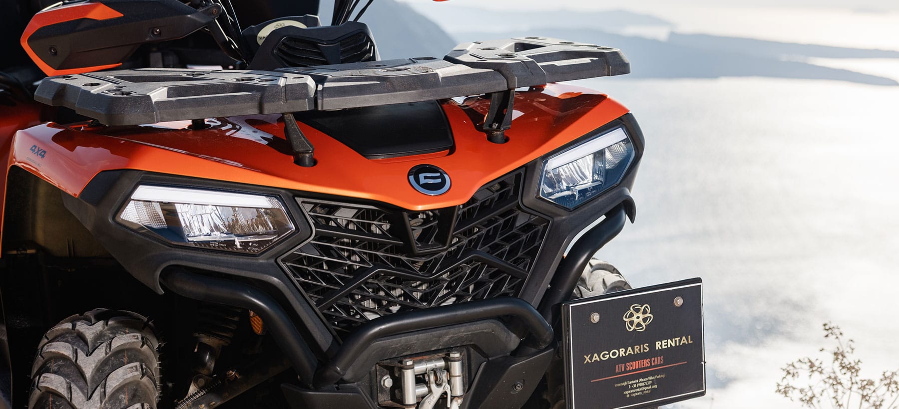 CFMOTO CForce 520L ATV rental Santorini