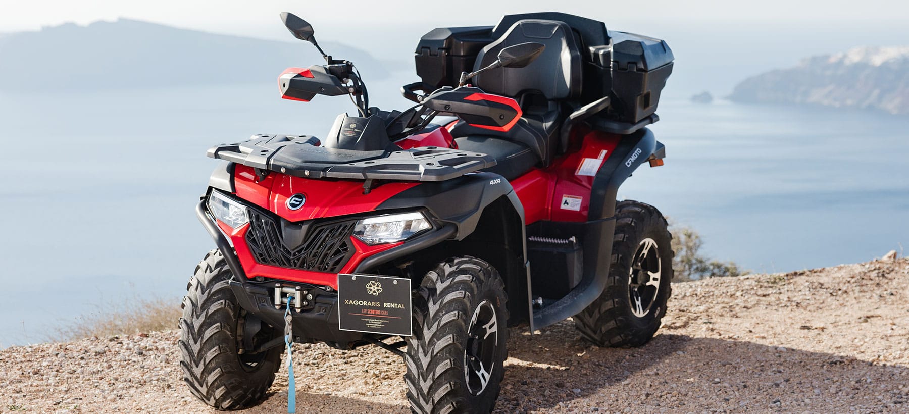 Rent an ATV in Santorini with Xagoraris Rentals