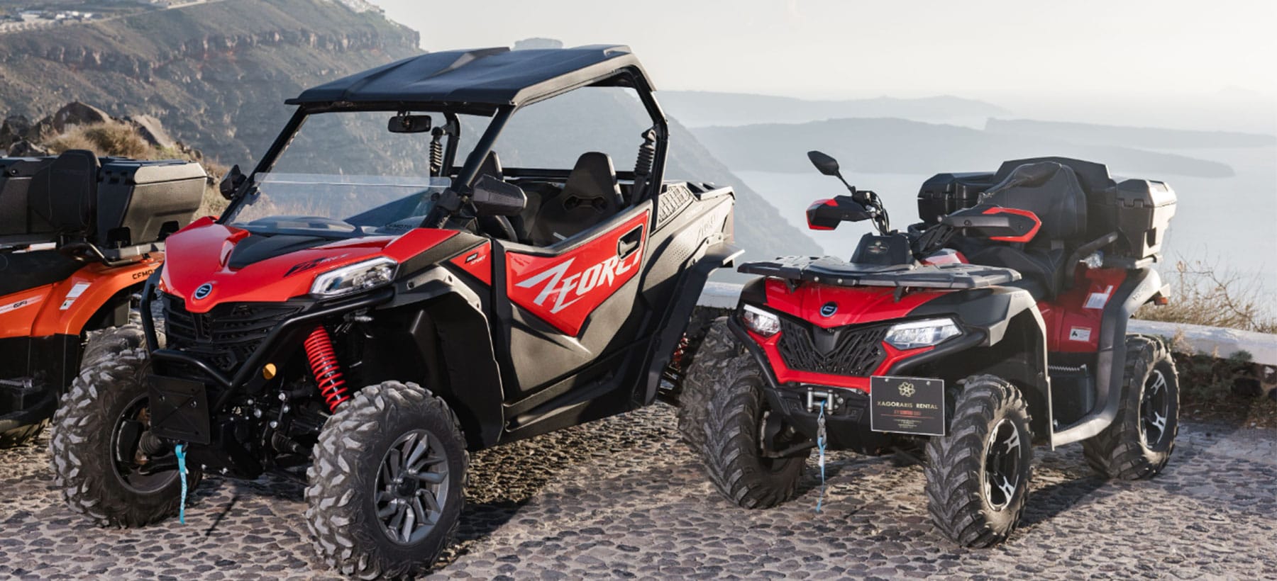ATV rental in Santorini - CFMOTO ATV