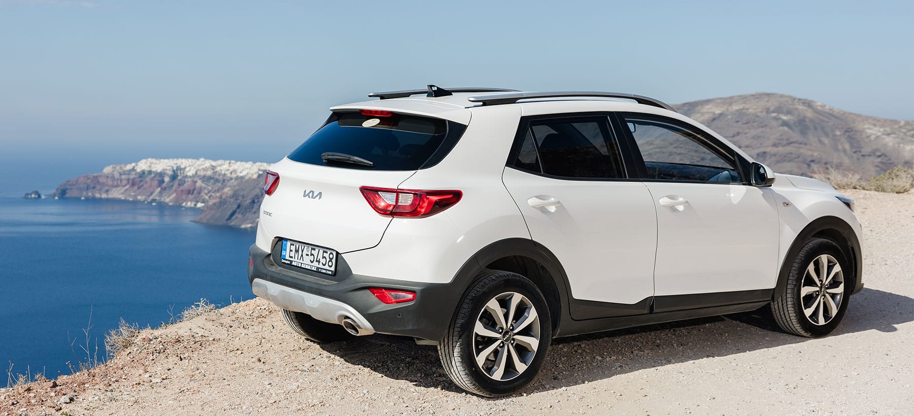 Kia Stonic 2025 SUV rental Santorini